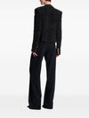 Balmain Embellished metallic bouclé-tweed jacket