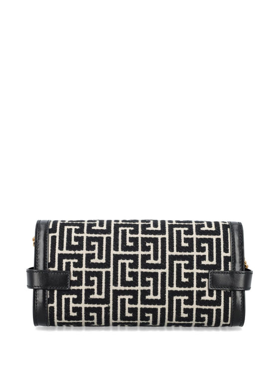 Balmain B-Buzz 23 monogram clutch bag