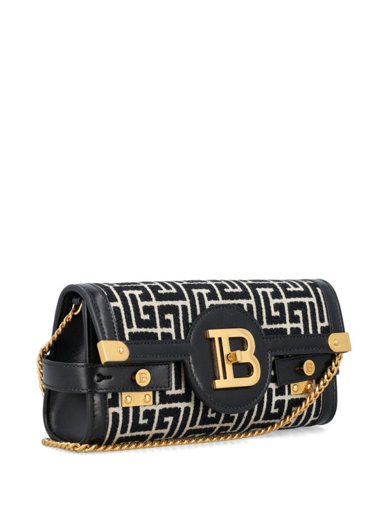 Balmain B-Buzz 23 monogram clutch bag