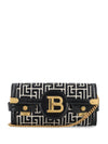 Balmain B-Buzz 23 monogram clutch bag