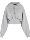 Adidas By Stella McCartney Organic Cotton Cropped Hoodie