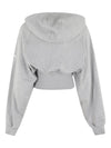 Adidas By Stella McCartney Organic Cotton Cropped Hoodie