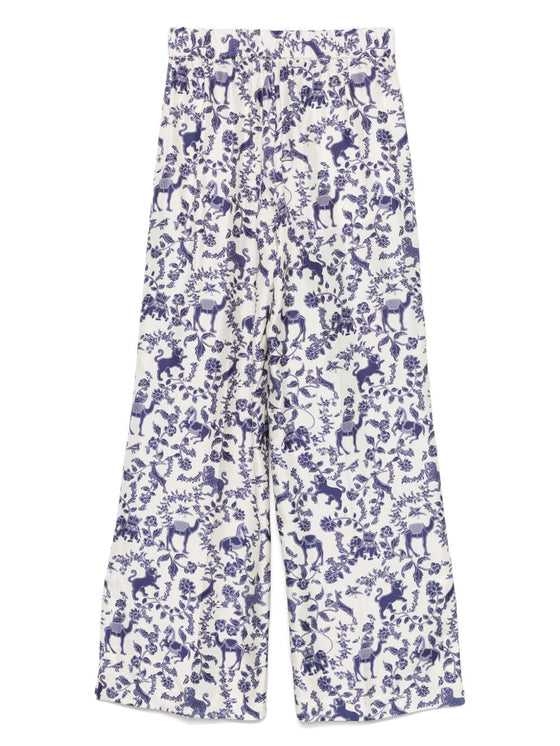 Alberto Biani printed trousers