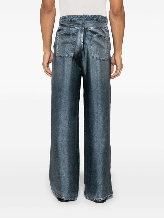 Pierre Louis Mascia Blue Aloe Trousers