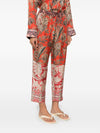 Pierre Louis Mascia aloe silk pants with a tailored cut