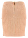 Balmain knitted mini skirt