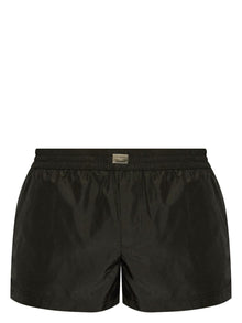  Dolce & Gabbana logo plaque swim shorts