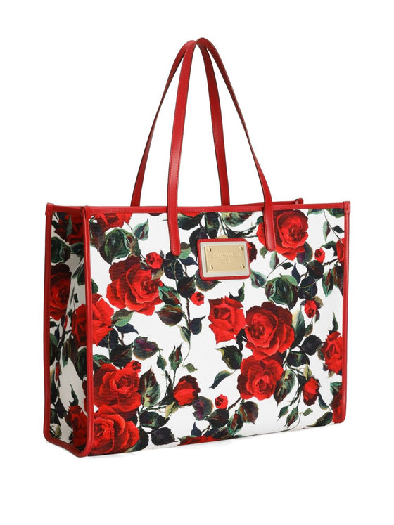 Dolce & Gabbana Large Printed Tote Bag