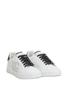 Dolce & Gabbana Portofino perforated-logo leather sneakers