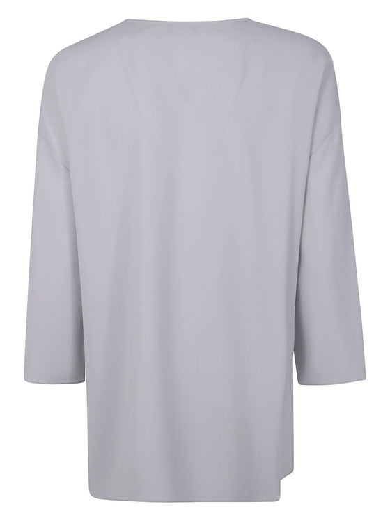 Emporio Armani side-slit blouse