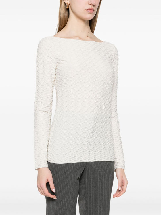 Emporio Armani Sweaters White