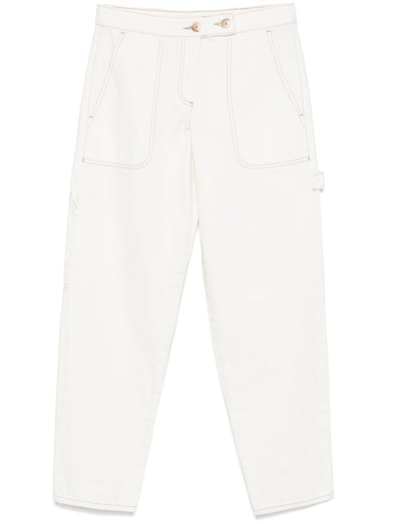 Emporio Armani Trousers White