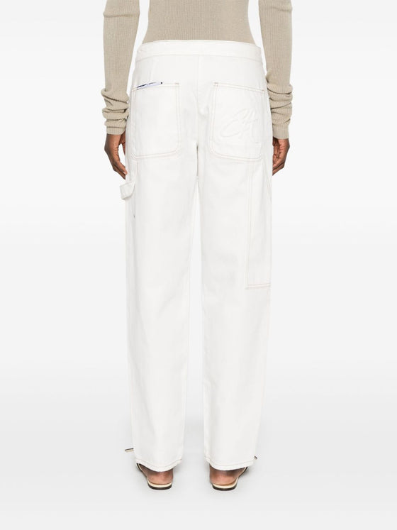 Emporio Armani Trousers White