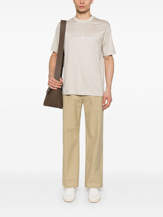 Emporio Armani T-shirts and Polos Beige