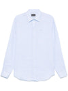 Emporio Armani Shirts Clear Blue