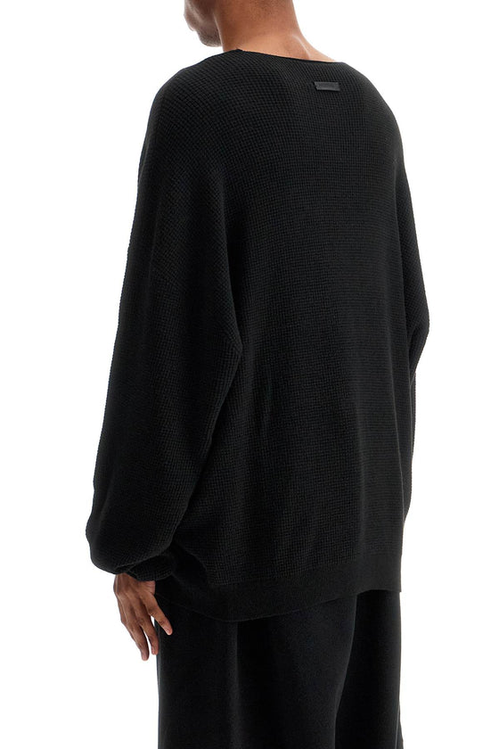 Fear Of God ESSENTIALS waffle crew neck pul