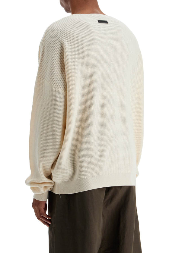 Fear Of God ESSENTIALS waffle crew neck pul