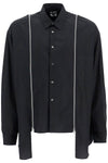 COMME DES GARCONS BLACK "shirt with functional zip