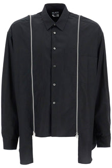  COMME DES GARCONS BLACK "shirt with functional zip