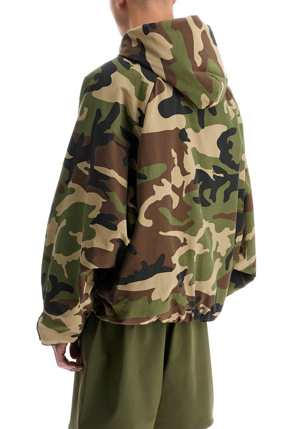 Fear Of God ESSENTIALS jacket with camouflage print