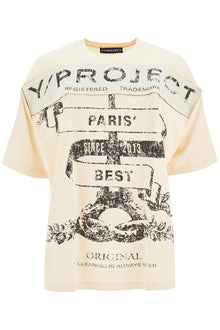  Y Project "paris' best t-shirt with