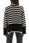 Toteme striped wool cotton turtleneck