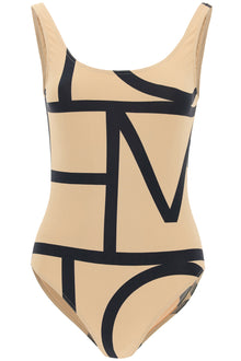  Toteme one piece monogram swimsuit