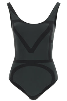  Toteme one piece monogram swimsuit