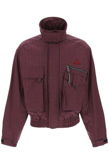  Vivienne Westwood micro tartan memphis bomber jacket