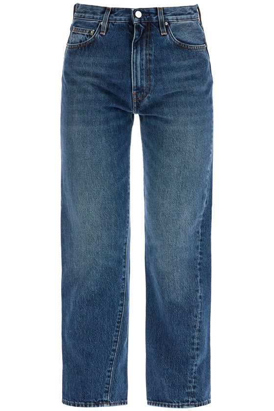 Toteme washed blue organic cotton jeans