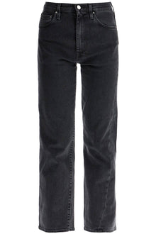  Toteme washed grey organic cotton jeans with twisted seams