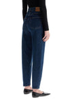 Toteme dark blue organic cotton tapered jeans