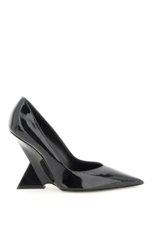  The Attico patent leather cheope pumps