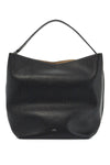 Toteme black calfskin minimalist tote bag with sturdy handle