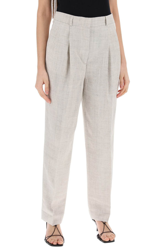 Toteme tailored trousers with double pleat