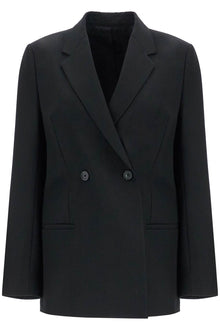  Toteme black double-breasted loose blazer