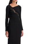 Christopher Esber long-sleeved top with lace