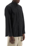 Sacai layered poplin effect shirt with