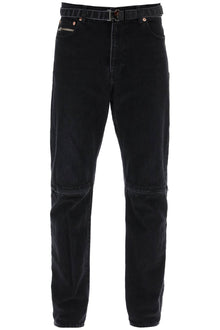  Sacai slim jeans with belt