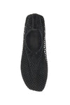 Christopher Esber mesh ballerina flats with micro crystals