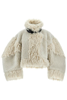  Sacai shearling effect bl