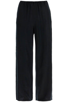  Toteme black high-waisted loose modal pants