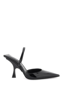  The Attico faux leather slingback pumps