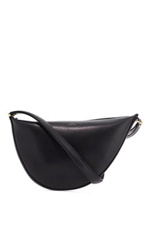  Toteme black calfskin half-moon bag with adjustable shoulder strap