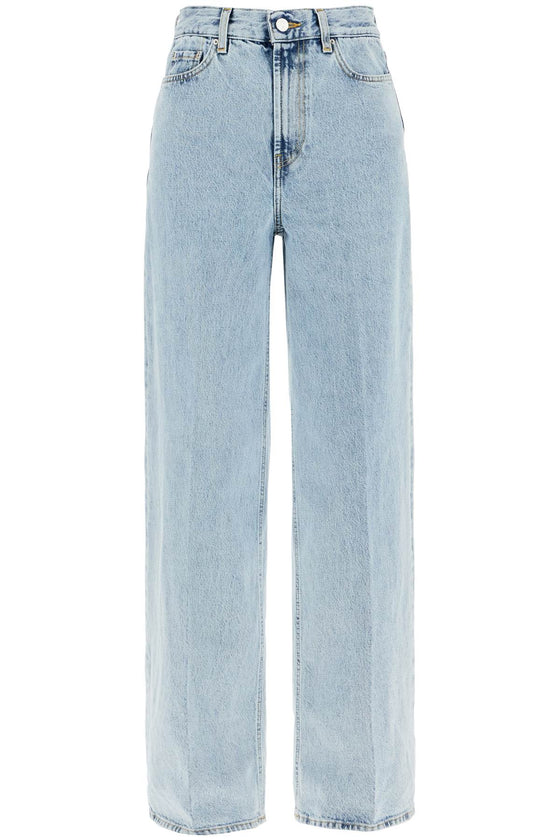 Toteme wide leg jeans in organic cotton