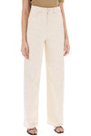 Toteme organic cotton wide leg jeans.