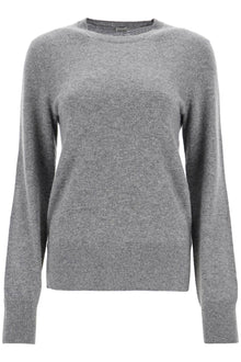  Toteme asymmetrical grey mélange cashmere sweater