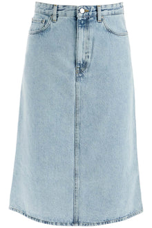  Toteme denim midi skirt in seven