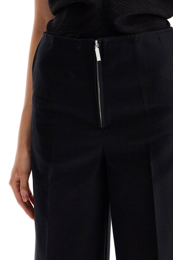 Toteme zip-front wide trousers