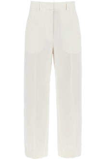  Toteme cropped wool blend trousers